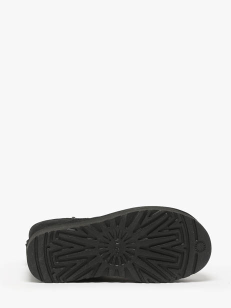 Boots Classic Mini Platform Uit Leder Ugg Zwart women 1134991 ander zicht 5